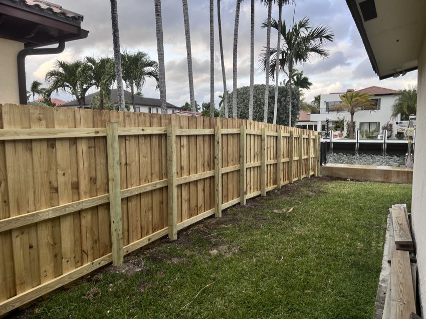 Fencing — completed work by Handy Brothers LLC